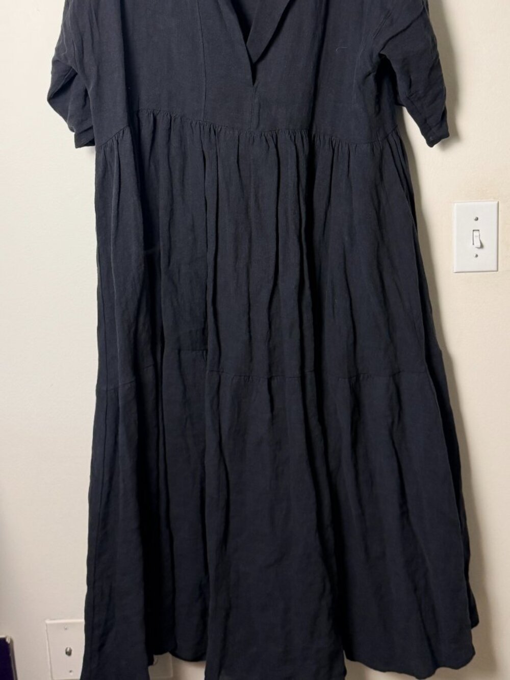HACKWITH DESIGN HOUSE OVERSIZED LAGENLOOK DRESS XS/S - Picture 3 of 10